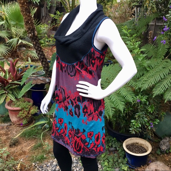 LAN VIE Sleeveless Multi-Colored Tunic/Dress NWOT - Picture 2 of 5